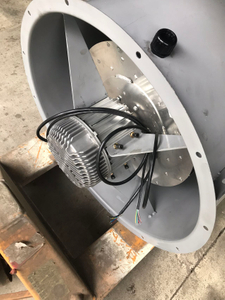 Sp&auml;tn&eacute; odstrediv&eacute; obežn&eacute; koleso ventil&aacute;tora